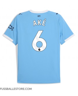 Günstige Manchester City Nathan Ake #6 Heimtrikot 2025-26 Kurzarm